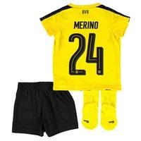 bvb home baby kit 2016 17 with merino 24 printing yellowblack