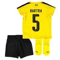 BVB Home Baby Kit 2016-17 with Marc Bartra 5 printing, Yellow/Black