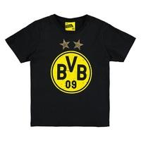 BVB Large Crest T-Shirt - Black - Junior, Black