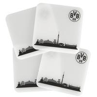 BVB Skyline Coaster - Pack of 4, Blue