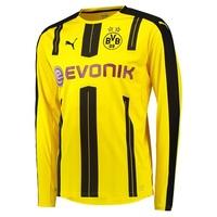 bvb home shirt 2016 17 long sleeve yellowblack