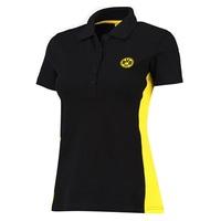 bvb polo shirt blackyellow womens black