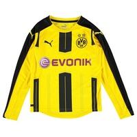 bvb home shirt 2016 17 long sleeve kids yellowblack