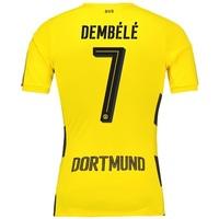 BVB Home Shirt 2017-18 - Outsize with Dembélé 7 printing, Yellow/Black