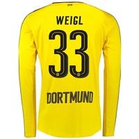 BVB Home Shirt 2016-17 - Long Sl...