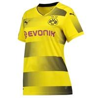 BVB Home Shirt 2017-18 - Womens, Yellow/Black