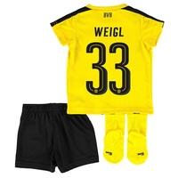 bvb home baby kit 2016 17 with weigl 33 printing yellowblack