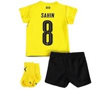 BVB Home Babykit 2017-18 with Sahin 8 printing, Yellow/Black