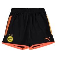 bvb home goalkeeper short 201718 kids yellowblack