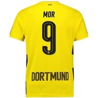 BVB Home Shirt 2017-18 with Mor 9 printing, Yellow/Black