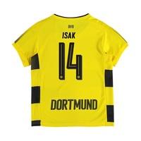 BVB Home Shirt 2017-18 - Kids with Guerreiro 13 printing, Yellow/Black