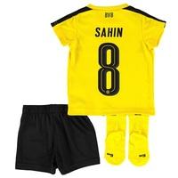 BVB Home Baby Kit 2016-17 with Sahin 8 printing, Yellow/Black