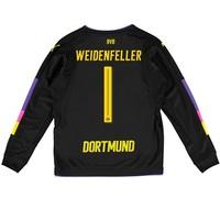 bvb goalkeeper shirt 2016 17 kids with weidenfeller 1 printing yellow