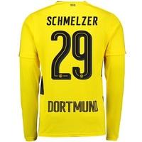 bvb home shirt 2017 18 long sleeve with schmelzer 29 printing yellowbl ...