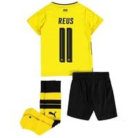 BVB Home Minikit 2017-18 with Reus 11 printing, Yellow/Black