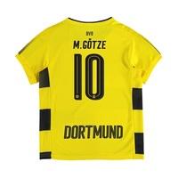 BVB Home Shirt 2017-18 - Kids with M. Götze 10 printing, Yellow/Black