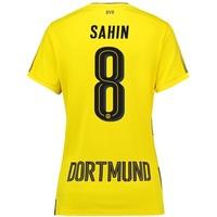 bvb home shirt 2017 18 womens with sahin 8 printing yellowblack