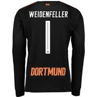 BVB Home Goalkeeper Shirt 2017/18 with Weidenfeller 1 printing, Yellow/Black