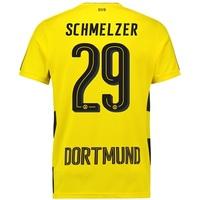 BVB Home Shirt 2017-18 with Schmelzer 29 printing, Yellow/Black