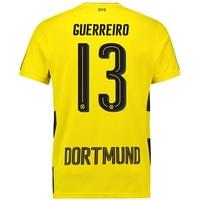 BVB Home Shirt 2017-18 with Guerreiro 13 printing, Yellow/Black
