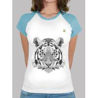 bw tiger polygonal head