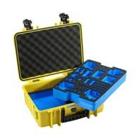 bw outdoor case typ 4000 incl gopro 4 inlay yellow