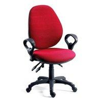 Byron High Syncron Operator Chair Byron High Syncron Operator Chair Burgundy