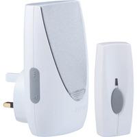 byron plug in door chime kit with flashing light