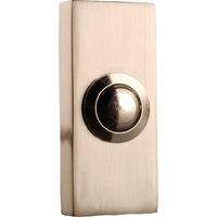 Byron Wall Mounted Wired Bell Push - Brushed Nickel