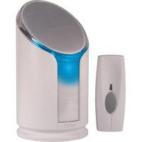 Byron Extra Loud Portable Door Chime Kit with Strobe Light