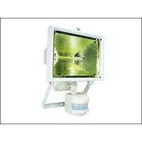 Byron ES400W Halogen Floodlight with Motion Detector - White (400W)