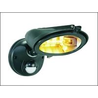 Byron ES128 Halogen Floodlight with Motion Detector - Black (150W)