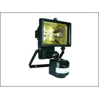 byron es120 halogen floodlight with motion detector black 120w