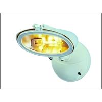 byron hl128w halogen floodlight white 120w