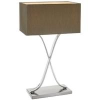 Byton Nickel Table Lamp with Shade - Tall