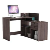 Bylan Corner Computer Desk In Vulcano Oak With Storage