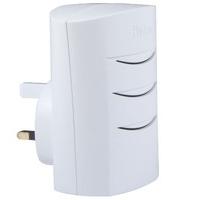 Byron B323 50m Wireless Portable and Plug-Through Door Chime Kit with 2 Sounds