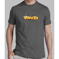 byviruzz guy logo shirt gray