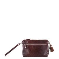 By LouLou-Clutches - Pouch Perfect Python - Brown