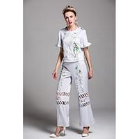 by megyn womens going out casualdaily cute spring summer shirt pant su ...