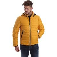 byblos blu 669501 down jacket man mens coat in yellow