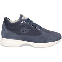 Byblos Blu 672050 Sneakers Man Blue men\'s Shoes (Trainers) in blue