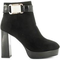 byblos blu 6670f0 ankle boots women womens mid boots in black