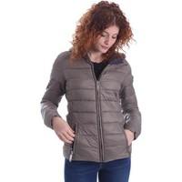 byblos blu 669102 down jacket women womens coat in green