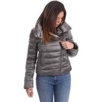 byblos blu 669100 down jacket women womens coat in grey