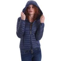 byblos blu 669103 down jacket women blue womens coat in blue