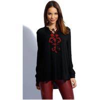 by clara blouse gaby womens blouse in black