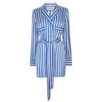 BY MALENE BIRGER Lanfi Silk Trim Striped Shirt