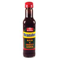 c b branston fruity sauce bottle