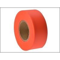 c h hanson flagging tape 46m 150ft fluorescent orange